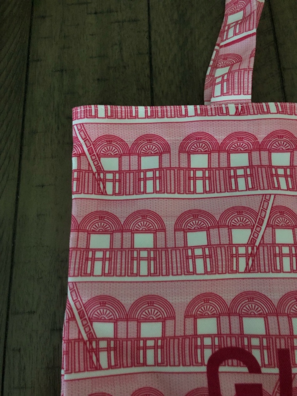 Gucci x The MET Limited Edition Novelty Tote Bag | Pink and Green | NEW - Picture 7 of 9